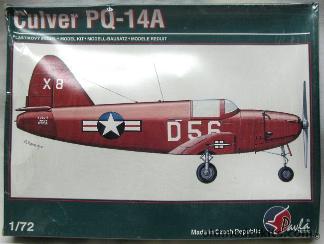 Pavla 1/72 Culver PQ-14a, 72012 plastic model kit